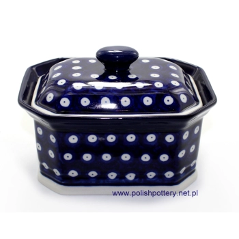 Puszka duża na cukierki/ciastka dek. 70AX Tradycyjna Kropka